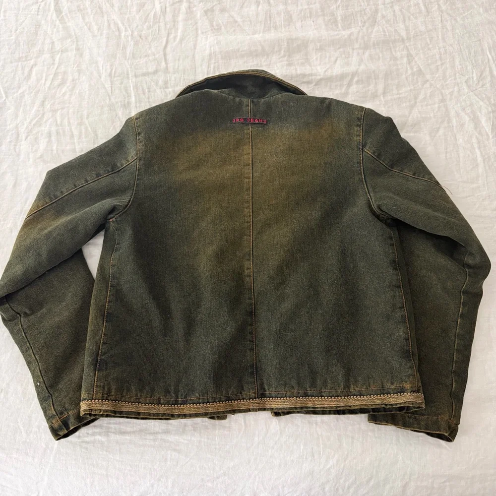 Jean Paul Gaultier Washed Embroidered Denim Jacket - Picture 3 of 8